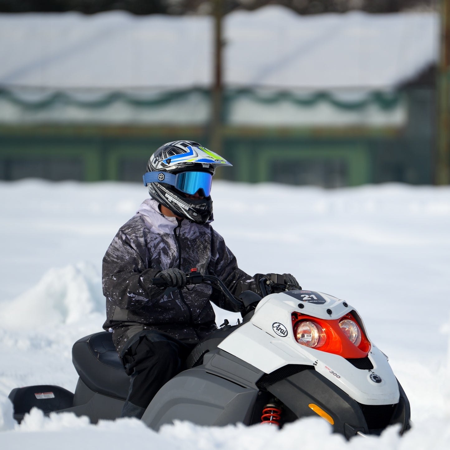 Snowmobile riding experience