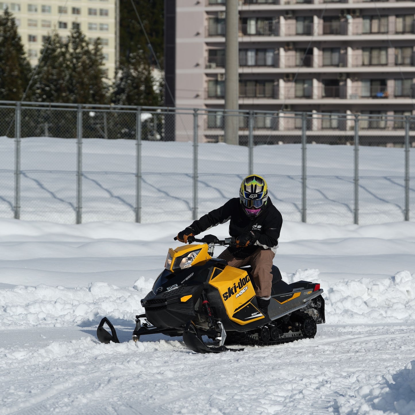 Snowmobile riding experience