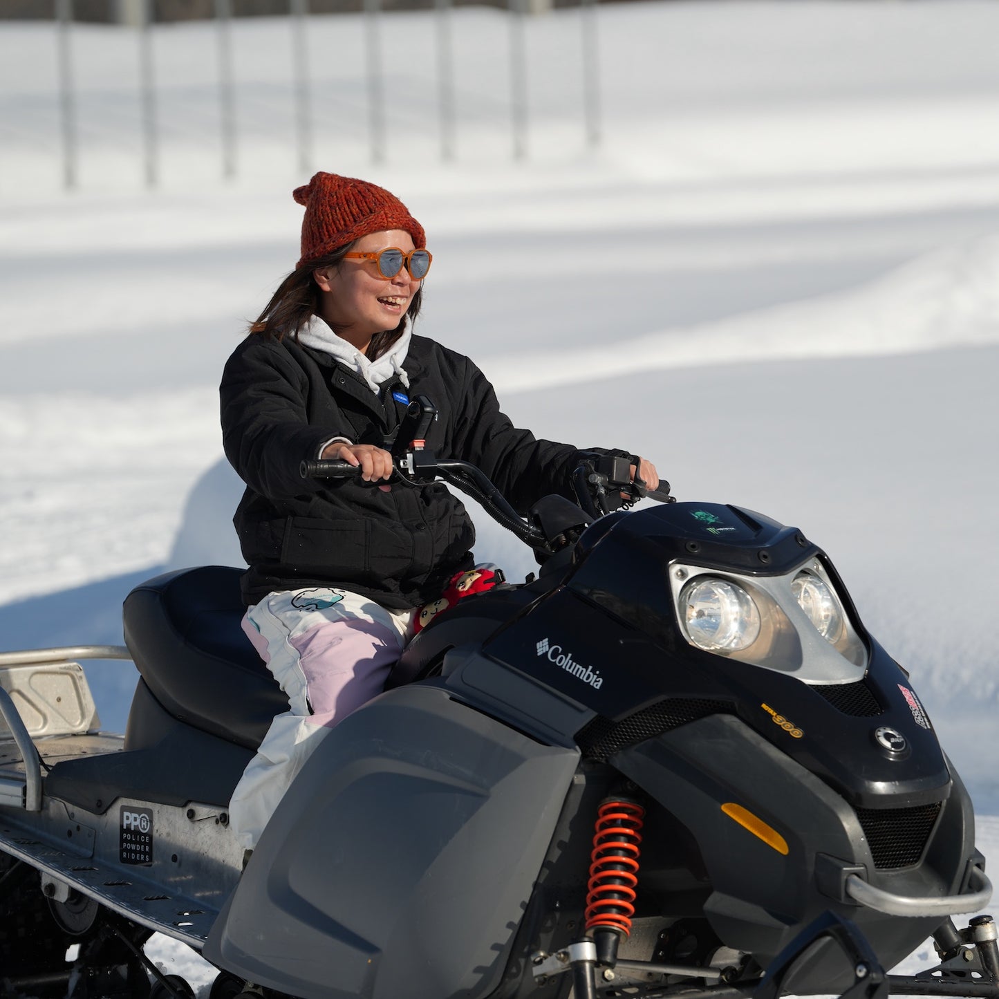 Snowmobile riding experience